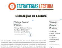 Tablet Screenshot of estrategiasdelectura.com